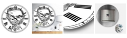 Designart Steve Jobs Oversized Modern Wall Clock - 38" x 38" x 1"